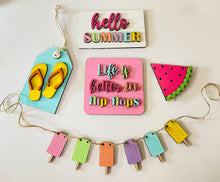 Load image into Gallery viewer, Tiered Tray Summertime Set