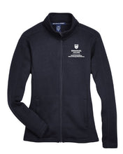 Load image into Gallery viewer, Emmanuel College School of Nursing LADIES Full Zip-up Fleece
