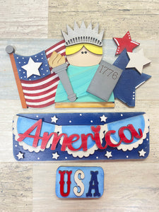 4th of July Vintage Truck Inserts