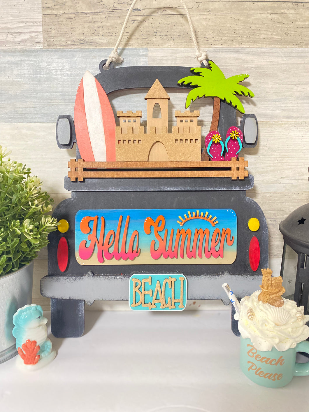 Beach Vibes Vintage Truck Inserts