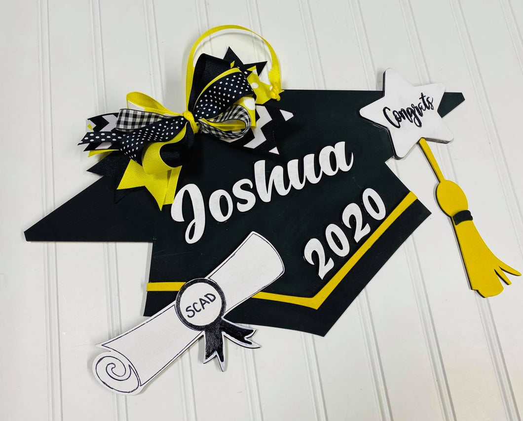 Graduation Cap Door Hanger