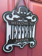 Load image into Gallery viewer, Halloween Family Name Sign
