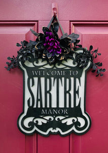 Halloween Family Name Sign