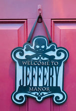 Load image into Gallery viewer, Halloween Family Name Sign
