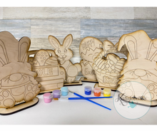 Load image into Gallery viewer, Easter Gnome Bunnies DIY Paint Kits
