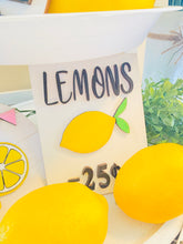 Load image into Gallery viewer, Lemonade Sign Tiered Tray Set
