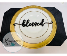 Load image into Gallery viewer, Thanksgiving Place Setting Words-Set of 5

