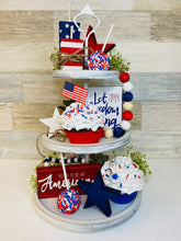Load image into Gallery viewer, 4th of July Tray/Shelf Set
