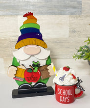 Load image into Gallery viewer, Back To School Gnome Shelf Sitter
