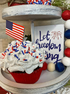4th of July Tray/Shelf Set