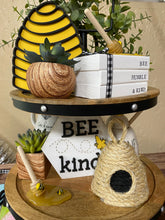 Load image into Gallery viewer, Bee theme tiered tray Set
