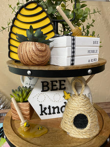 Bee theme tiered tray Set