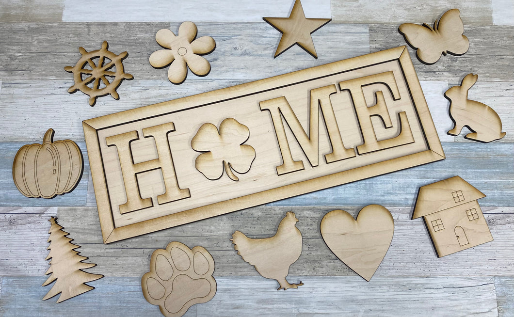 DIY Paint Kit- Home Flat Sign