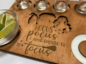 Tequila Shot Board-Hocus Pocus