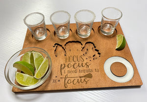 Tequila Shot Board-Hocus Pocus