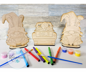 Easter Paint Kit- Truck with Eggs Personalized