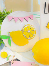 Load image into Gallery viewer, Lemonade Sign Tiered Tray Set
