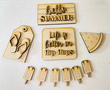 Load image into Gallery viewer, DIY Summertime Tiered Tray Kit
