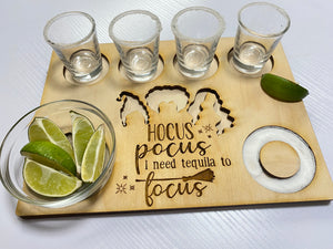 Tequila Shot Board-Hocus Pocus
