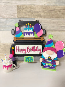 Birthday Gnome Shelf Sitter