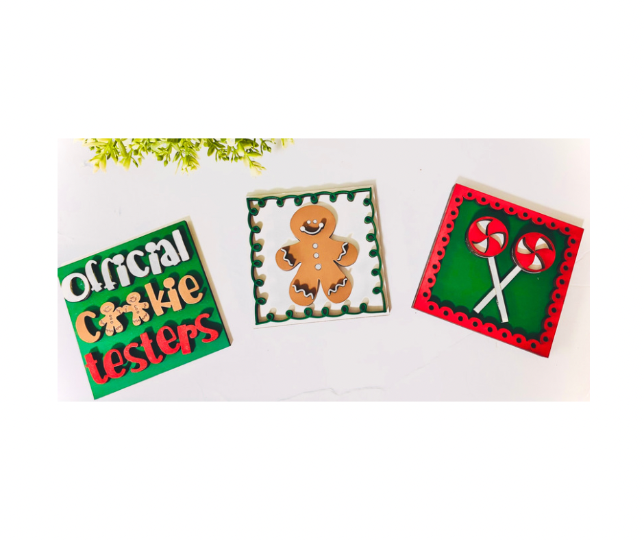 Ladder Tiles Official Cookie Testers Interchangeable Tile Set