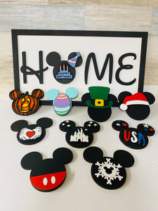 HOME Disney Inspired Interchangeable Sign