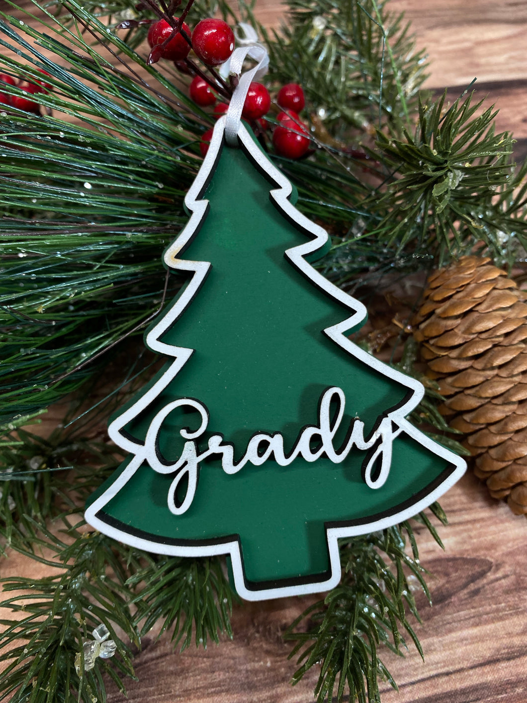 Personalized Christmas Tree Ornament