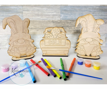 Load image into Gallery viewer, Easter Gnome Bunnies DIY Paint Kits

