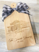 Load image into Gallery viewer, Custom House Cutting Board
