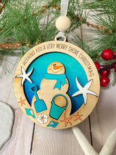 Load image into Gallery viewer, Coastal Holiday Ornament
