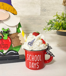 Back To School Gnome Shelf Sitter