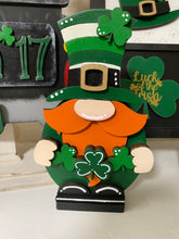 Load image into Gallery viewer, Gnome St Patrick’s Day Shelf Sitter

