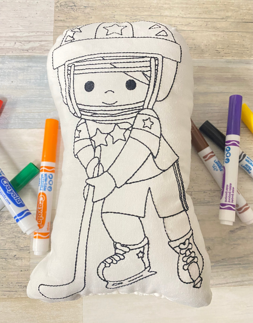 Doodle Doll Hockey Player