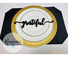 Load image into Gallery viewer, Thanksgiving Place Setting Words-Set of 5
