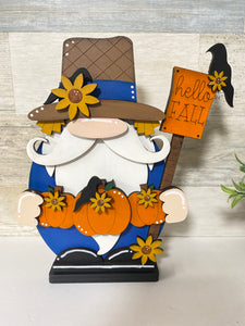 Fall Harvest Gnome Shelf Sitter