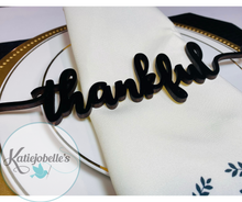 Load image into Gallery viewer, Thanksgiving Place Setting Words-Set of 5
