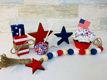Load image into Gallery viewer, 4th of July Tray/Shelf Set
