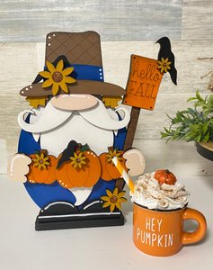 Fall Harvest Gnome Shelf Sitter