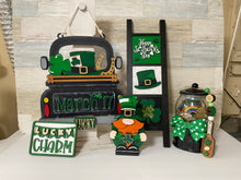 Load image into Gallery viewer, Gnome St Patrick’s Day Shelf Sitter
