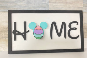HOME Disney Inspired Interchangeable Sign