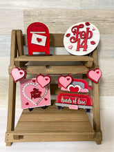Load image into Gallery viewer, Valentine’s Day Tiered Tray Set

