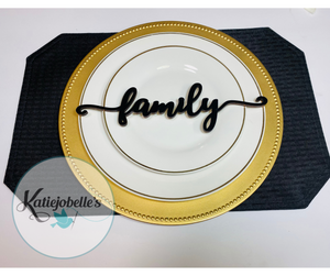 Thanksgiving Place Setting Words-Individually