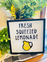 Load image into Gallery viewer, Lemonade Sign Tiered Tray Set
