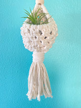 Load image into Gallery viewer, Macrame Small Plant Pod Hanger
