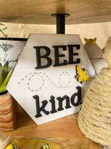 Bee theme tiered tray Set